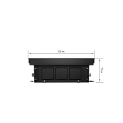 Внутрипольный конвектор Royal Thermo Atrium 75/200/2100-DG-U-BL
