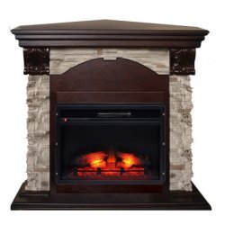 Каминокомплект RealFlame Dublin ROCK Corner STD/EUG/24 AO с очагом Eridan 24