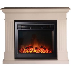 Каминокомплект Interflame Римини бежевый с очагом Jupiter FX M Black