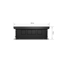 Внутрипольный конвектор Royal Thermo Atrium 110/300/2600-DG-U-LB