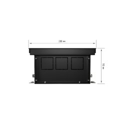 Внутрипольный конвектор Royal Thermo Atrium 110/200/2100-DG-U-BL