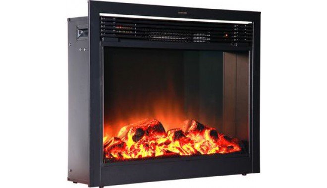 Каминокомплект Interflame Экстер темный дуб угловой с очагом Jupiter FX M Black