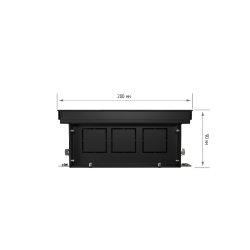 Внутрипольный конвектор Royal Thermo Atrium 90/200/2300-DG-U-LB