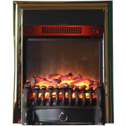 Каминокомплект Interflame Берн сланец с очагом Fobos FX M Brass