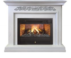 Каминокомплект RealFlame Leticia 26 WT с очагом 3D Novara