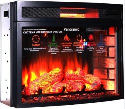 Каминокомплект Interflame Экстер сланец махагон под очаг Panoramic 06 25 LED FX QZ